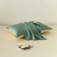thumbnail image 1 of ERDOUY 1Pcs 100 Austrian Lanzin tencel single pillowcases Light luxury life, selected fabric pillowcase, guard your sweet dream 18.9x29.13inch(blue）, 1 of 4