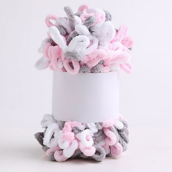 ERDOUY 200g Coarse Wool Finger Loop Knitting Kit, DIY Craft Kit for Scarf, Pillow, Blanket, Amigurumi Dolls, Chunky Yarn SuppliesP