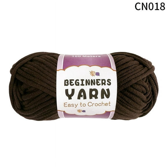 ERDOUY 200g Yarn for Crocheting,Soft Yarn,Crochet Yarn,Nylon Cotton Acrylic Blend Yarn,Knitting Yarn for Dolls,Basket,Bags,Hats,BlanketsCoffee