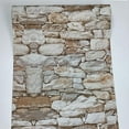 thumbnail image 1 of ERDOUY 236"x17.7" 3D Stone Peel and Stick Wallpaper Kitchen Backsplash Brick Wallpaper Removable Self Adhesive Rock Stone Wallpaper Roll Peel and Stick Castle Stone Wallpaper Vinyl Decorations Stick, 1 of 4