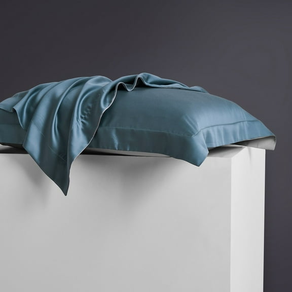 ERDOUY 2Pcs 60 tencel pillowcases Light luxury life, selected fabric pillowcase, guard your sweet dream 18.9x29.13inch(Dark blue