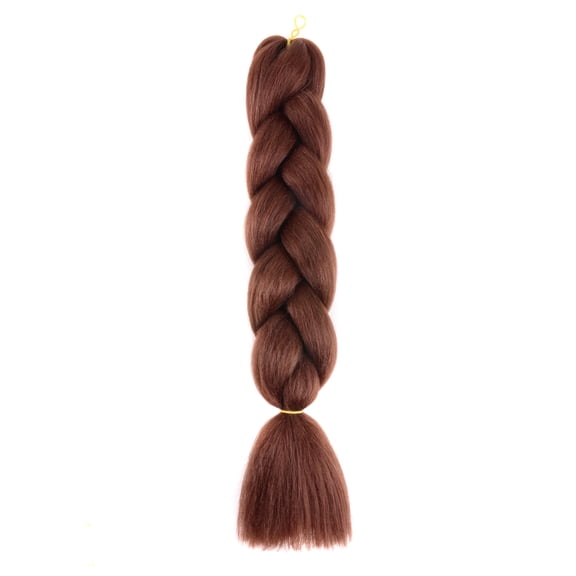 ERDOUY 3-Pack Synthetic Jumbo Braiding Hair Extensions, 100g Each - Effortless to Install for Crochet Twists & Box Braids, Brunette