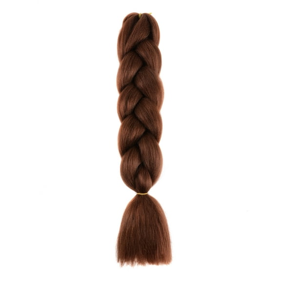 ERDOUY 3-Pack Synthetic Jumbo Braiding Hair Extensions, 100g Each - Effortless to Install for Crochet Twists & Box Braids, Dark Brown
