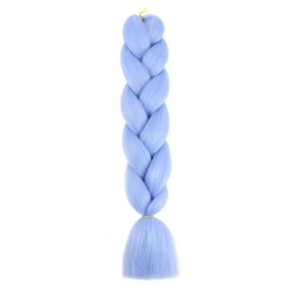 ERDOUY 3-Pack Synthetic Jumbo Braiding Hair Extensions, 100g Each - Effortless to Install for Crochet Twists & Box Braids, Light Blue