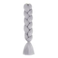 thumbnail image 1 of ERDOUY 3-Pack Synthetic Jumbo Braiding Hair Extensions, 100g Each - Effortless to Install for Crochet Twists & Box Braids, Light Grey, 1 of 2