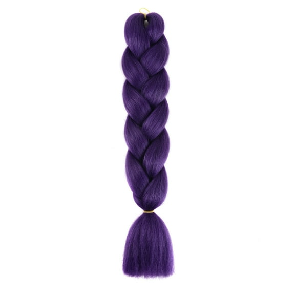 ERDOUY 3-Pack Synthetic Jumbo Braiding Hair Extensions, 100g Each - Effortless to Install for Crochet Twists & Box Braids, Purple