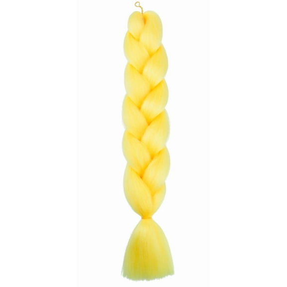ERDOUY 3-Pack Synthetic Jumbo Braiding Hair Extensions, 100g Each - Effortless to Install for Crochet Twists & Box Braids, Yellow