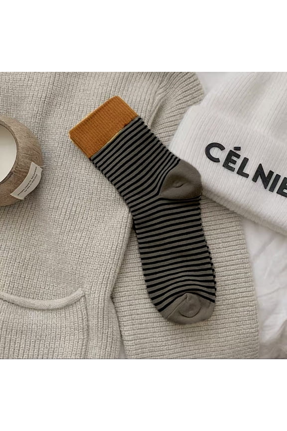 3 Pairs Women's Thin Cotton Socks,Soft Cotton Bootie Socks Women Above Ankle Crew Socks (A28)