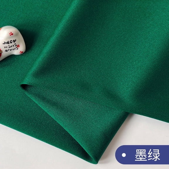 ERDOUY 3663 Inch Knitted Lining Fabric, Opaque & Light Stretch Soft Comfortable Apparel Fabric for Formal Wear, Performance Wear & Dresses, Dark Green