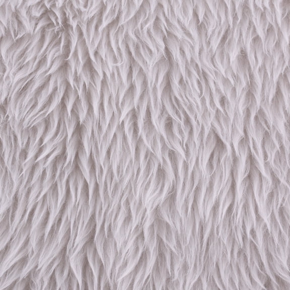 ERDOUY 36x63 Inch Faux Fur Fabric, Ultra-Thick Plush Fluffy Textile for DIY Sewing, Costumes & Dolls,Light Grey