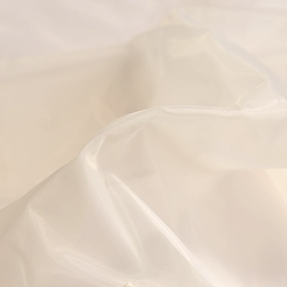 ERDOUY 39.37"59.06" Transparent Silk Organza Fabric, Mirror-Like Water Glow Lightweight Draped Fabric for Party, Wedding Decor, Photography Background & Stage Costume,Beige