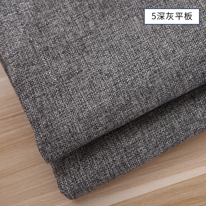 knee length dresses for ladies Heavy Linen - Light Grey main image 0