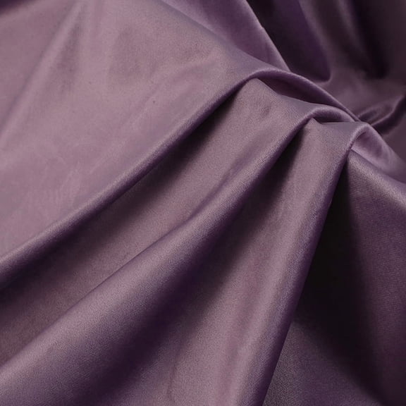 ERDOUY 39" 59" Solid Color Velvet Fabric, Luxe Soft Smooth Sewing & Craft Material for Sofa Covers, Chair Covers, Window Curtains, DIY Apparel & Handmade Crafts, Light Purple B