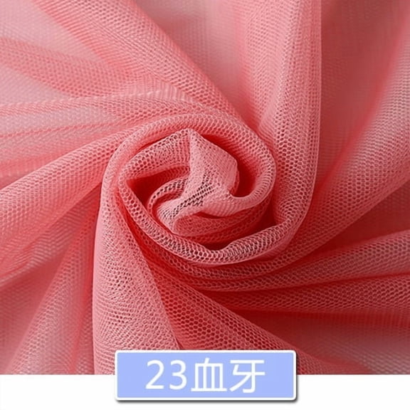 ERDOUY 39" 63" Breathable Polyester Mesh Netting Tulle Fabric, Versatile Sewing Craft Material for Apparel, Mosquito Nets & DIY Craft Projects, ,Dark Pink A