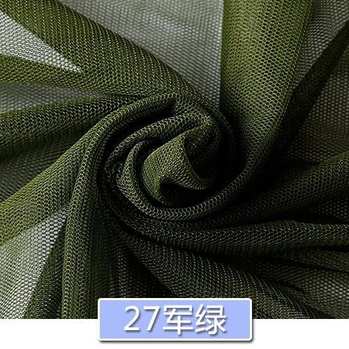ERDOUY 39" 63" Breathable Polyester Mesh Netting Tulle Fabric, Versatile Sewing Craft Material for Apparel, Mosquito Nets & DIY Craft Projects, ,Olive Green