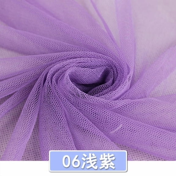 ERDOUY 39" 63" Breathable Polyester Mesh Netting Tulle Fabric, Versatile Sewing Craft Material for Apparel, Mosquito Nets & DIY Craft Projects, ,Purple