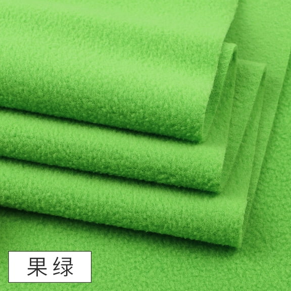 ERDOUY 39" 63" Polar Fleece Fabric, Anti-Pill Soft Comfortable Sewing Material for Blankets, Hats, Gloves & DIY Apparel Making, Light Green