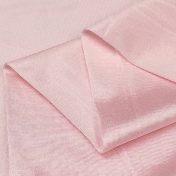 ERDOUY 39*63in Premium Elastic Knitted Lining Fabric, Ultra-Soft Breathable Textile Ideal for Clothing, Formal Attire, Performance Wear & Dresses, Pink