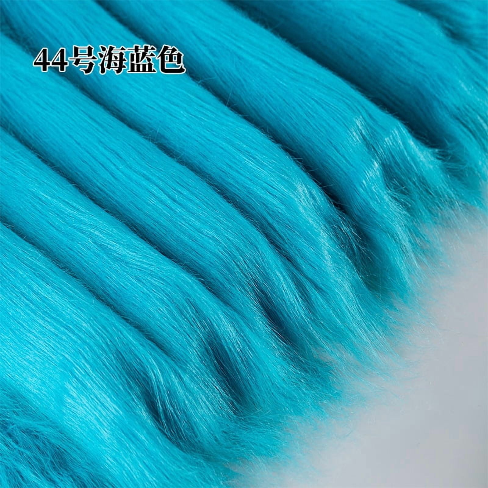 ERDOUY 39"x71" Faux Fur Fabric, Christmas Fluffy Fuzzy Shaggy Synthetic Plush Fake Fur Cuts Ideal for Sewing DIY Winter Costumes, Miniature Dolls, Rugs Mats & Gift Crafts,Color 42