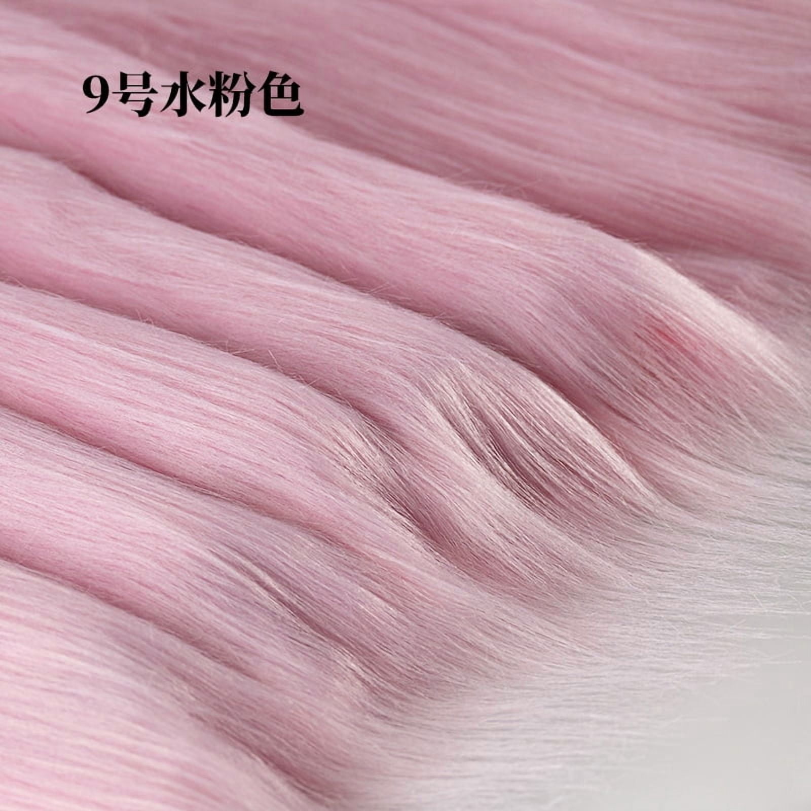 ERDOUY 39"x71" Faux Fur Fabric, Christmas Fluffy Fuzzy Shaggy Synthetic Plush Fake Fur Cuts Ideal for Sewing DIY Winter Costumes, Miniature Dolls, Rugs Mats & Gift Crafts,Color 7
