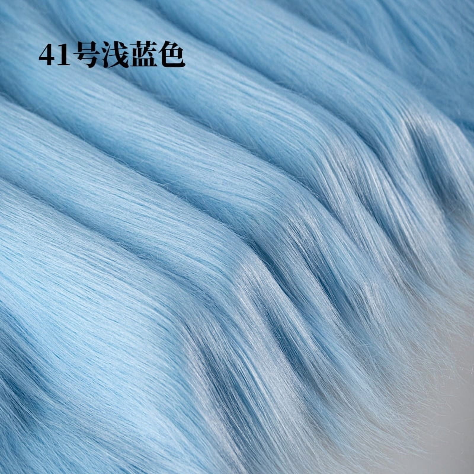 ERDOUY 39"x71" Faux Fur Fabric, Christmas Fluffy Fuzzy Shaggy Synthetic Plush Fake Fur Cuts Ideal for Sewing DIY Winter Costumes, Miniature Dolls, Rugs Mats & Gift Crafts,Color 39