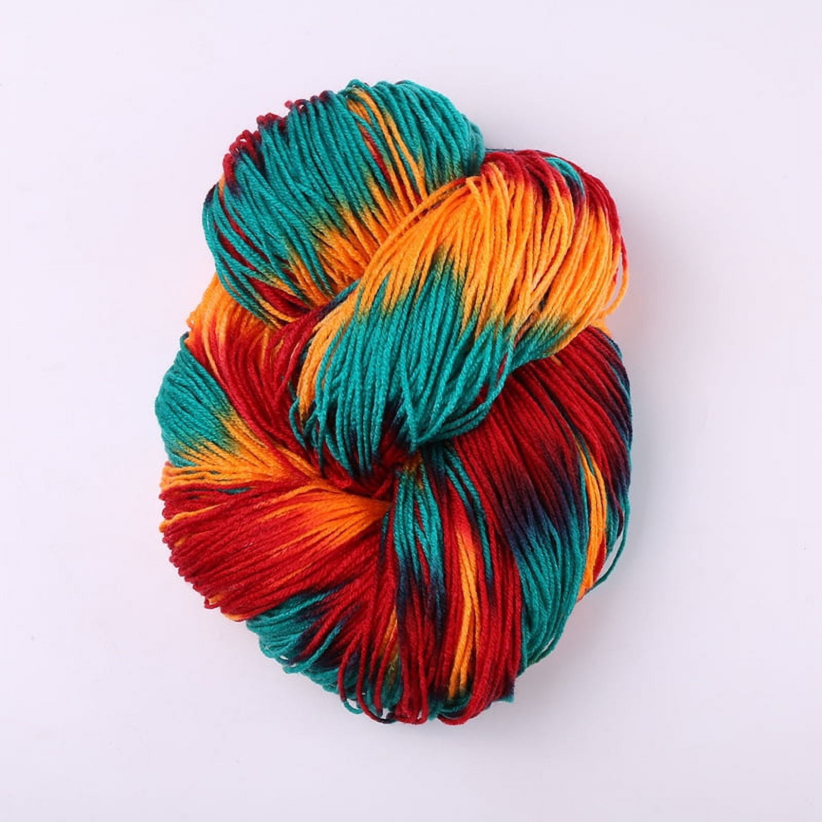 ERDOUY 500G Yarn Landscapes Yarn, Multicolor Yarn for Knitting, Crocheting Yarn, 1-Pack,F