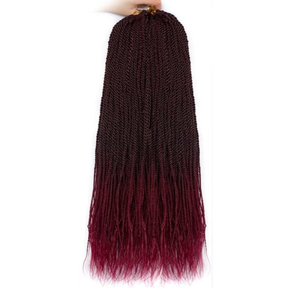 ERDOUY 6 Packs 18 Inch Pre-Twisted Pre-Looped Twist Crochet Hair - Long Crochet Braids for WomenC