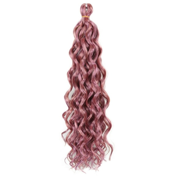 ERDOUY 6 Packs 18 Inch Synthetic Deep Twist Crochet Hair, Bohemian Crochet Braids with Deep Wave for Braiding ExtensionsI
