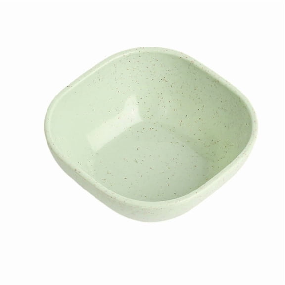 ERDOUY 6-Piece Dark Gray Condiment Server Set, 3.73.7in Reusable Dipping Bowls, Seasoning Dishes & Sauce Plates for Kitchen, Dining & Food Serving, Green