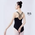 thumbnail image 1 of ERDOUY Ballet Leotard Women's Bra High Cut Camisole Nylon Dance Leotard/Aerial Yoga Wear (Black), 1 of 2