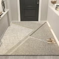 thumbnail image 1 of ERDOUY Bathroom Rug Mat , Non-Slip Plush Shaggy Bath Carpet, Machine Wash Dry, Khaki,24*16inch, 1 of 4