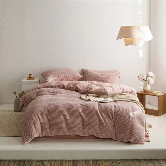 ERDOUY Bed Sheets Set, Bedding Sheets Pillowcases Kit, Twin Bed Set, Hotel Bedding, Home Decor(Pink)