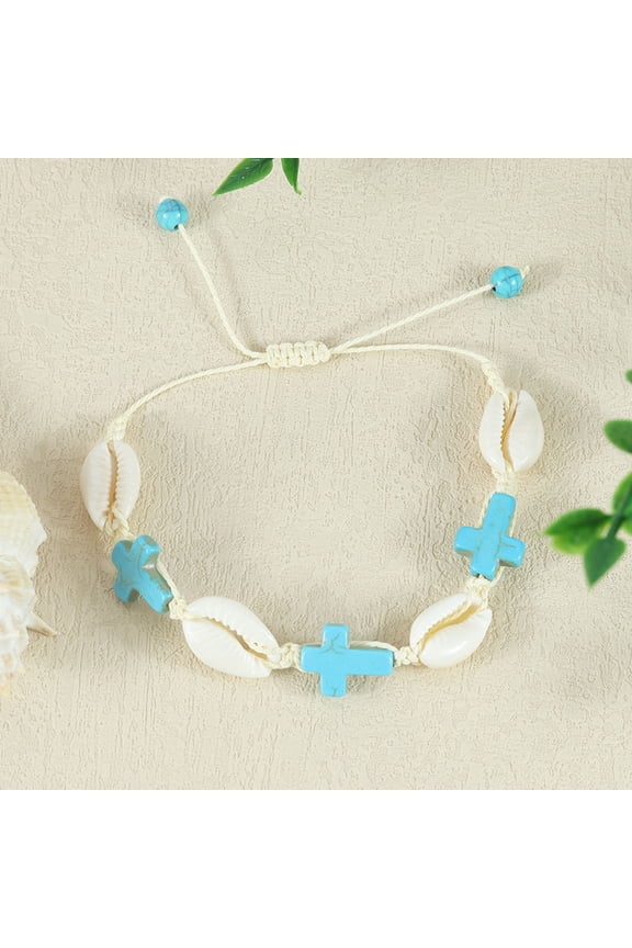 Bohemian Bracelet Sea Turtle Bracelet Sea Star Bracelet Hand-Woven Shell Bracelet Beach Bracelet Summer Beach Bracelet-Style F