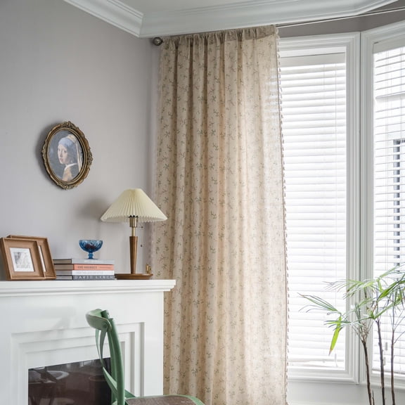 ERDOUY Curtains Sheer - Texture Sheer Window Covering, Light & Airy Privacy Sheer Panels for Bedroom Living Room Patio Glass Door（2pcs，39.3*59in，A57）
