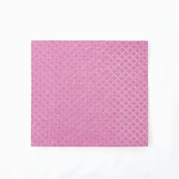 ERDOUY Dishcloths for Kitchen Reusable Paper Towels Washable Non-Scratch Cellulose Cloths No Odor, Biodegradable Pink