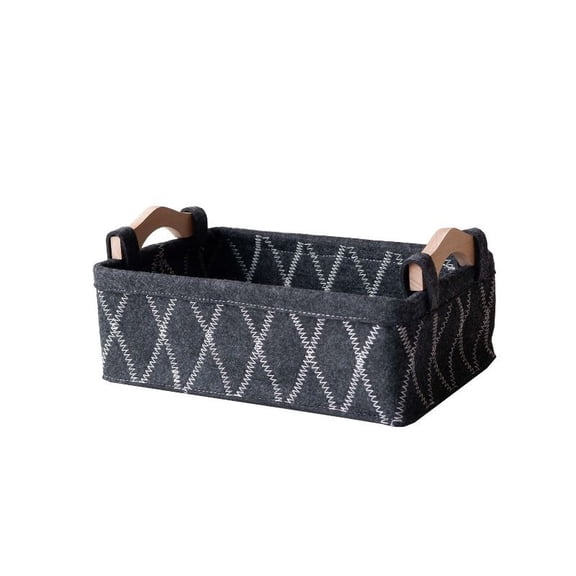 ERDOUY Rectangular Foldable Storage Cubes, Multi-purpose Basket Bins, Organizer for Toilet Paper, Gifts and Under-Shelf Home Storage