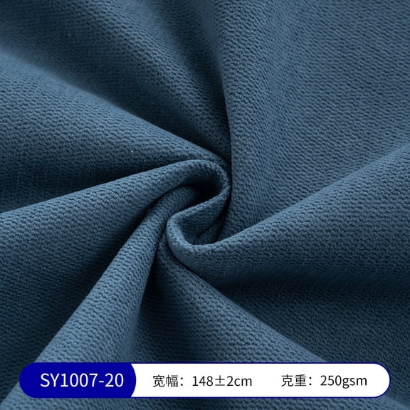 ERDOUY Soft Black Chenille Fabric 57x39 Inch, Durable Polyester Decorative Textile for DIY Sofa Upholstery, Cushions & Furniture Covers,Color 20