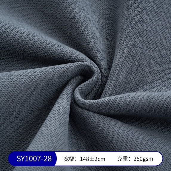 ERDOUY Soft Black Chenille Fabric 57x39 Inch, Durable Polyester Decorative Textile for DIY Sofa Upholstery, Cushions & Furniture Covers,Color 28