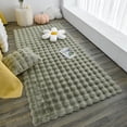 thumbnail image 1 of ERDOUY Solid Color Plush Table Runner,Faux Sheepskin Decorative Shaggy Dresser Scarf,Not-Slip Desk Pad,Luxury False Fur Dresser Tablecloth-Matcha green 90x210cm(35.43x82.68inch), 1 of 4