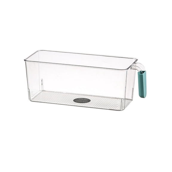 ERDOUY Storage Box for Pantry Organizer and Storage,Perfect for Bathroom,Cabinet,Kitchen,Fridge,Closet Organization Supplies 10.03*4.92*4.33inch (Green)