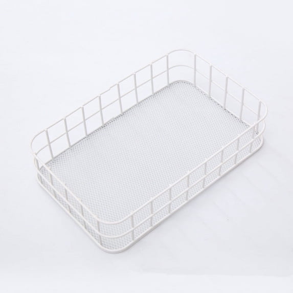 ERDOUY Storage Box for Pantry Organizer and Storage,Perfect for Bathroom,Cabinet,Kitchen,Fridge,Closet Organization Supplies 9.84*6.29*2.75inch(White)
