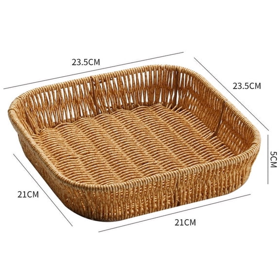 ERDOUY Storage Box for Pantry Organizer and Storage,Perfect for Bathroom,Cabinet,Kitchen,Fridge,Closet Organization Supplies 8.26*8.26*1.96inch (A09)