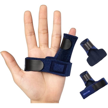 ERDOUY Trigger Finger Splint,Adjustable Finger Support Brace Bonus Fastening Tape for Alleviating Finger Locking,Popping,Bending,Stiffness,Tendon Release and Pain Relief from Stenosing Tenosynovitis