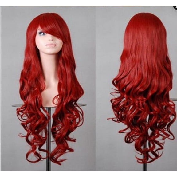 ERDOUY Wig Curly Hair Wave Medium Temperament Wig Headgear,31.5inA125