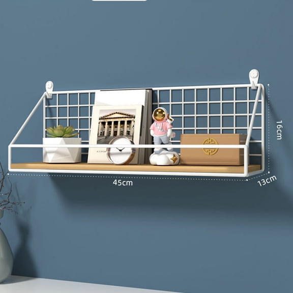 ERDOUY nail board rack set, metal bracket, display wall organizer, office garage workbench storage tray (white, style 1)