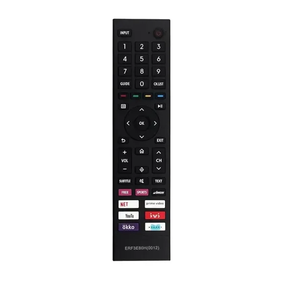 ERF3E80H Replacement Remote Control Commander fit for Hisense TV 43A6BG 43A6G 50A6BG 50A6G