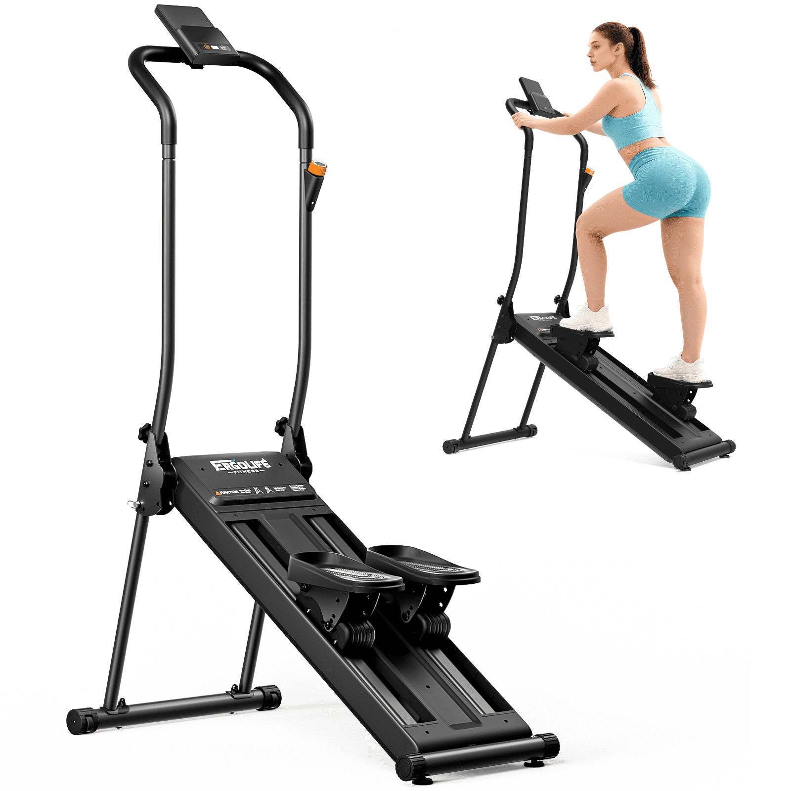 ERGOLIFE Stair Stepper for Home Gym, Stair Climber Workout Machine with ...