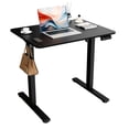 thumbnail image 1 of Ergomaker Electric Standing Desk，Height Adjustable Desk with Splice Board，Child Lock & Memory Function，32 x 23.6 inches，Black, 1 of 9
