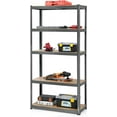 ERGOMASTER 5 Tier Utility Shelves Rack Garage Heavy Duty Steel Metal