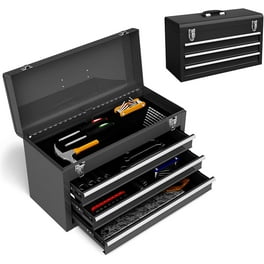 Craftsman 4-Drawer Portable Toolbox Chest - Mobile, Black
